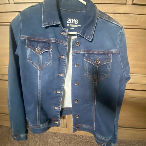 LOTS* Women's two Denim jackets and GUESS crop black blazer size Small - Picture 5 of 5